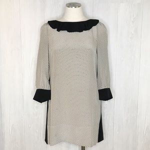 Marc By Marc Jacobs Black and White Shift Dress